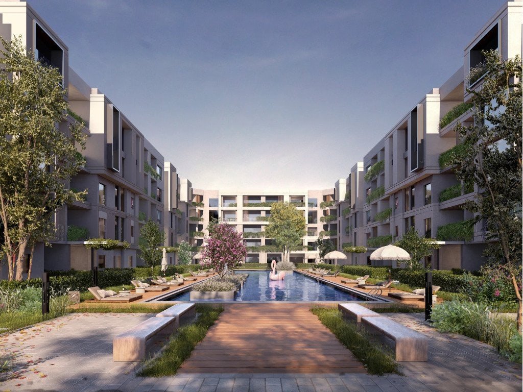 Modern sea view apartments in Platinum Resort, Magawish, Hurghada.