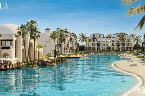 Sea view serviced apartments with modern amenities in Sahl Hasheesh, Red Sea. Perfect for investors.