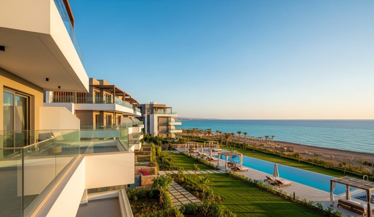 شقة أو فيلا فاخرة مطلة على البحر الأحمر في الغردقة، استثمار عقاري واعد في مصر لعام 2026.