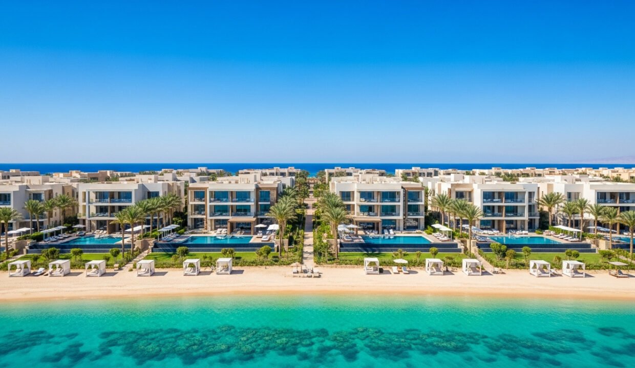 استثمار عقاري الغردقة مصر: فيلا فاخرة حديثة مطلة على البحر الأحمر