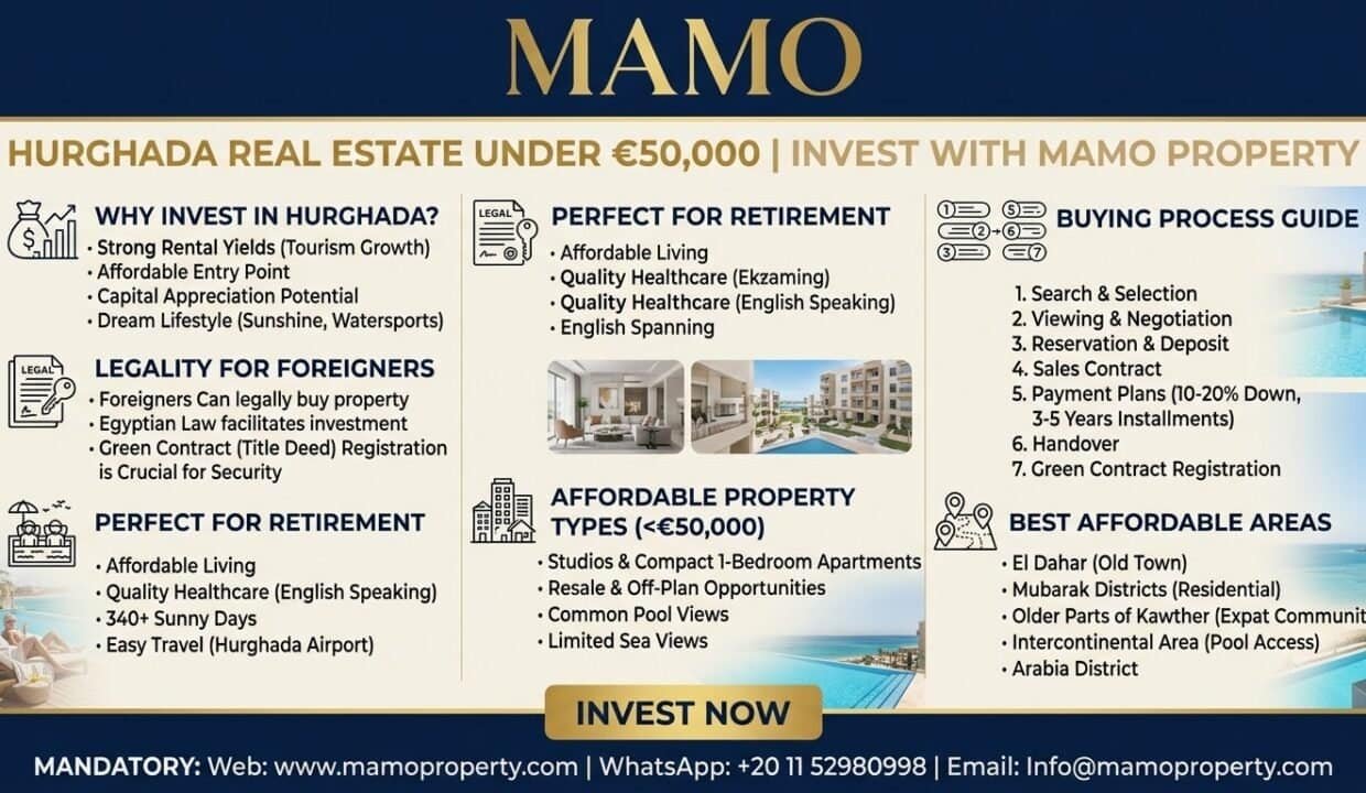 Sea view luxury apartments in Hurghada with modern amenities and stunning surroundings.