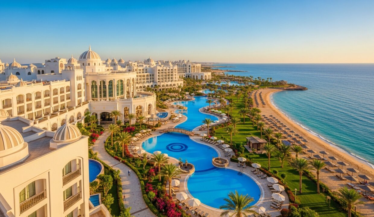 منتجع أتلانتس الغردقة: استثمار عقاري فاخر في شقق وفيلات مطلة على البحر الأحمر