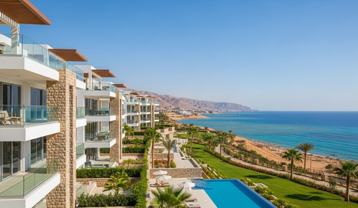 شقق فاخرة في ريد هيلز سهل حشيش من إنزا ديفلوبمنتس بإطلالة على البحر الأحمر.