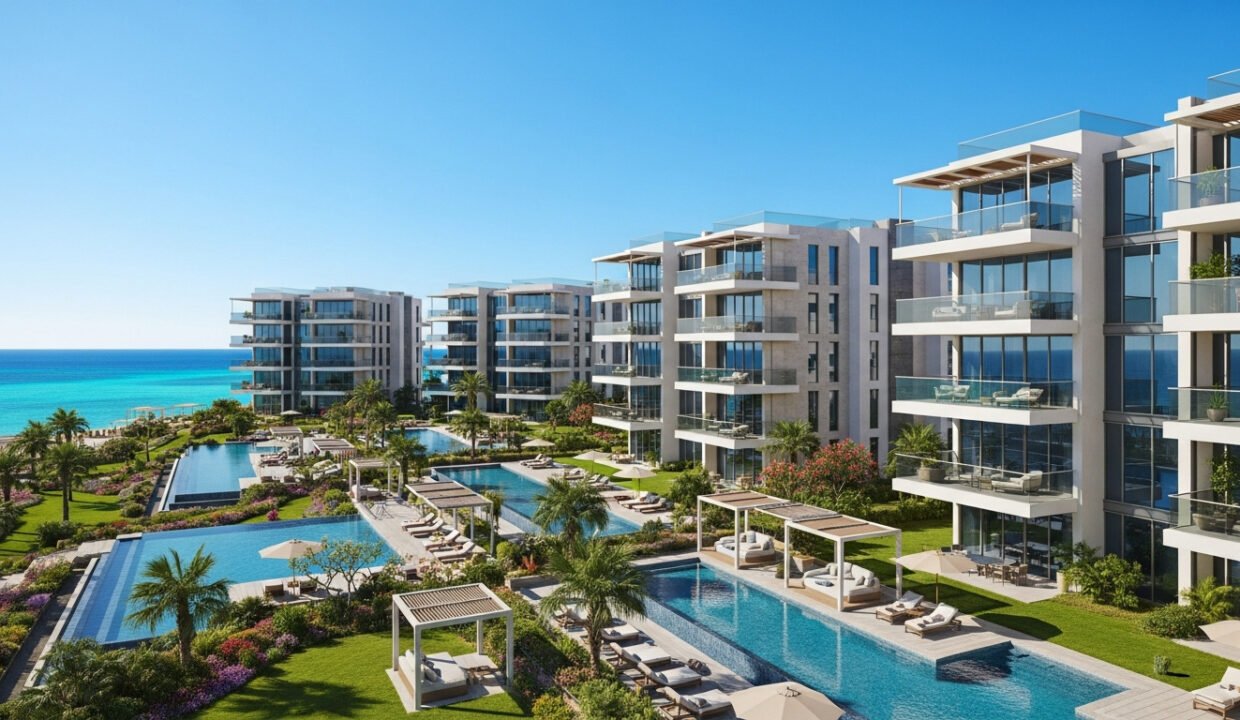 مشروع ستون هايتس الغردقة، شقق فاخرة وعقارات عصرية في مصر بإطلالة بحرية خلابة.
