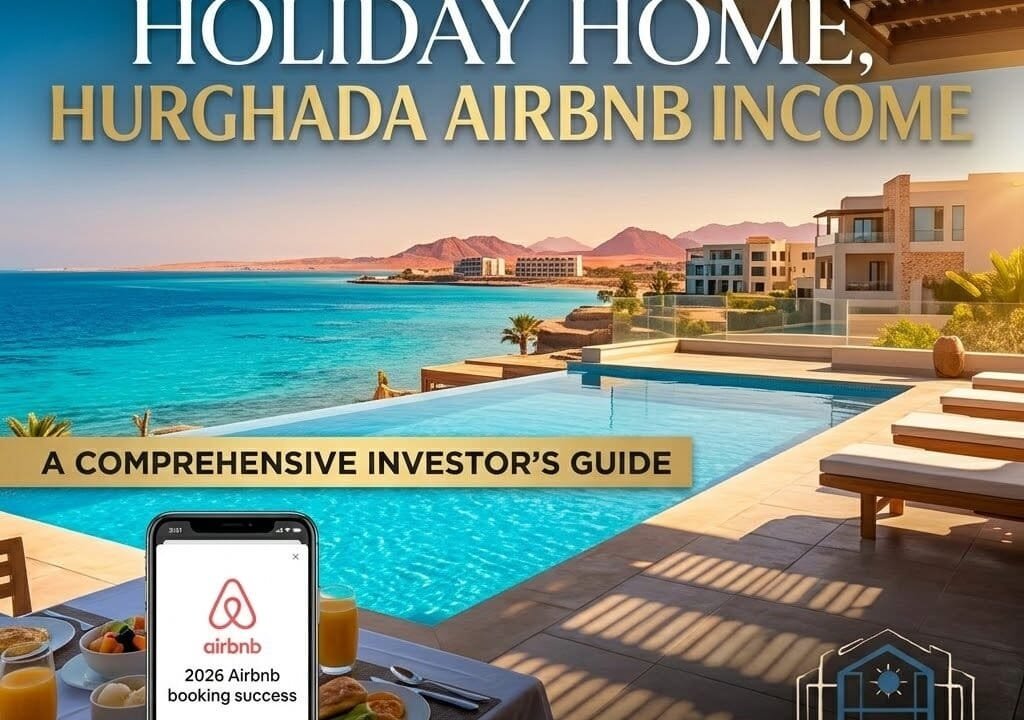 Sea view luxury property in Hurghada with pool and resort amenities.
