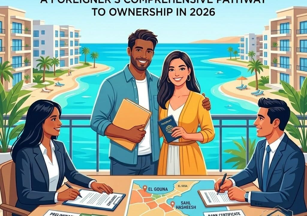 Guide to buying property in Hurghada, Egypt, with key steps for foreigners in 2026.
