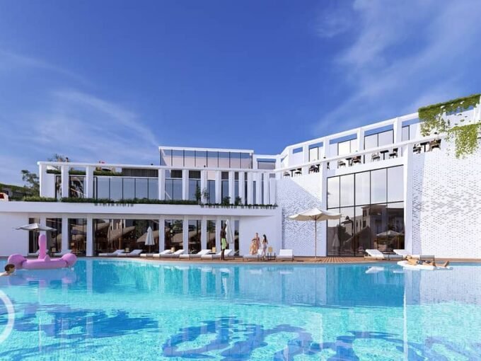 AL Mouj Resort Magawish - modern furnished studio apartment interior with hotel-standard finishes