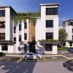 AL Mouj Resort Magawish - modern resort building exterior facade with balconies
