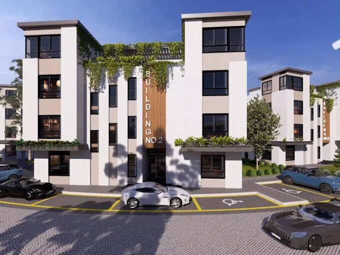 AL Mouj Resort Magawish - modern resort building exterior facade with balconies