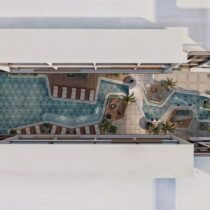 Luxury property Ibiza Bay with pool and sea view in Hurghada.