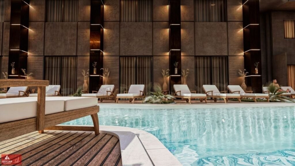 LA Casa pool area