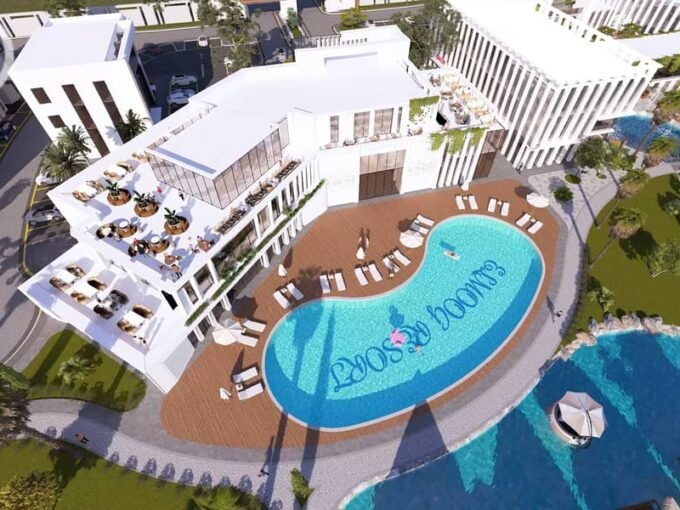 Makadi Heights Hurghada Orascom Development - resort view with Red Sea and landscape