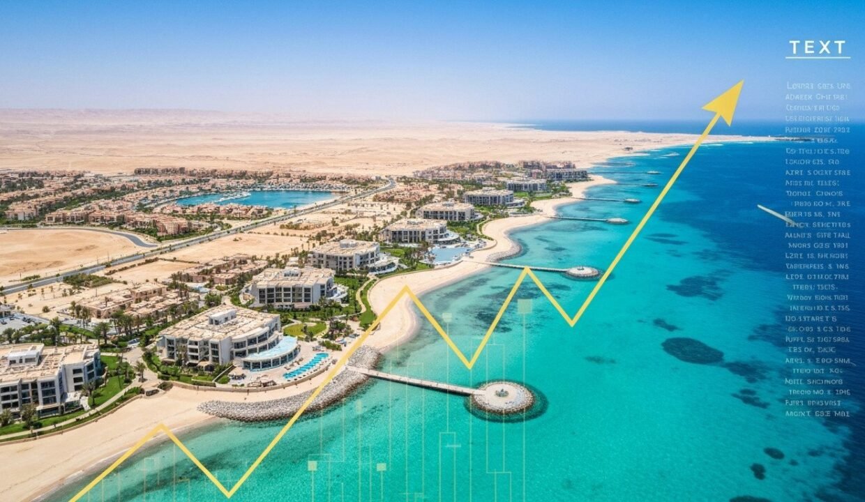 Azzurra Sahl Hasheesh resort aerial view