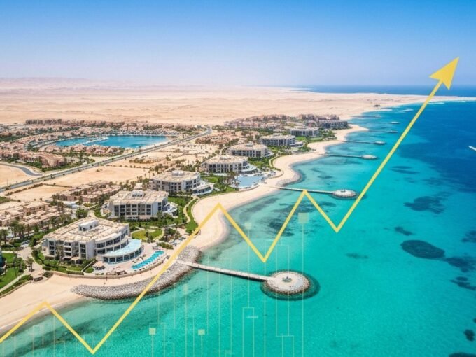 Azzurra Sahl Hasheesh resort aerial view