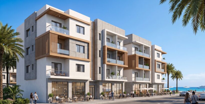 Jawhara Spine Hurghada - Main exterior view of the residential building