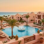 PORT GATE Marsa Alam - Central pool with fountain and Moroccan arches
