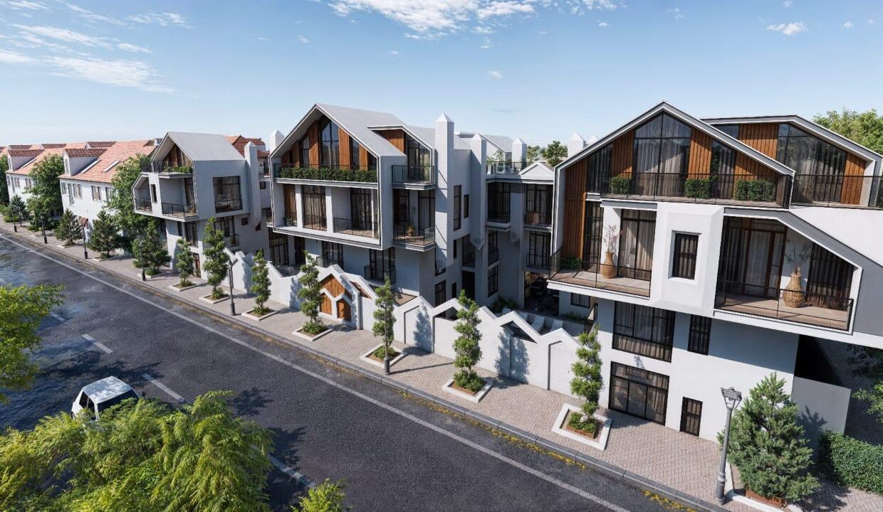 La Vida Magawish — aerial street view of villas
