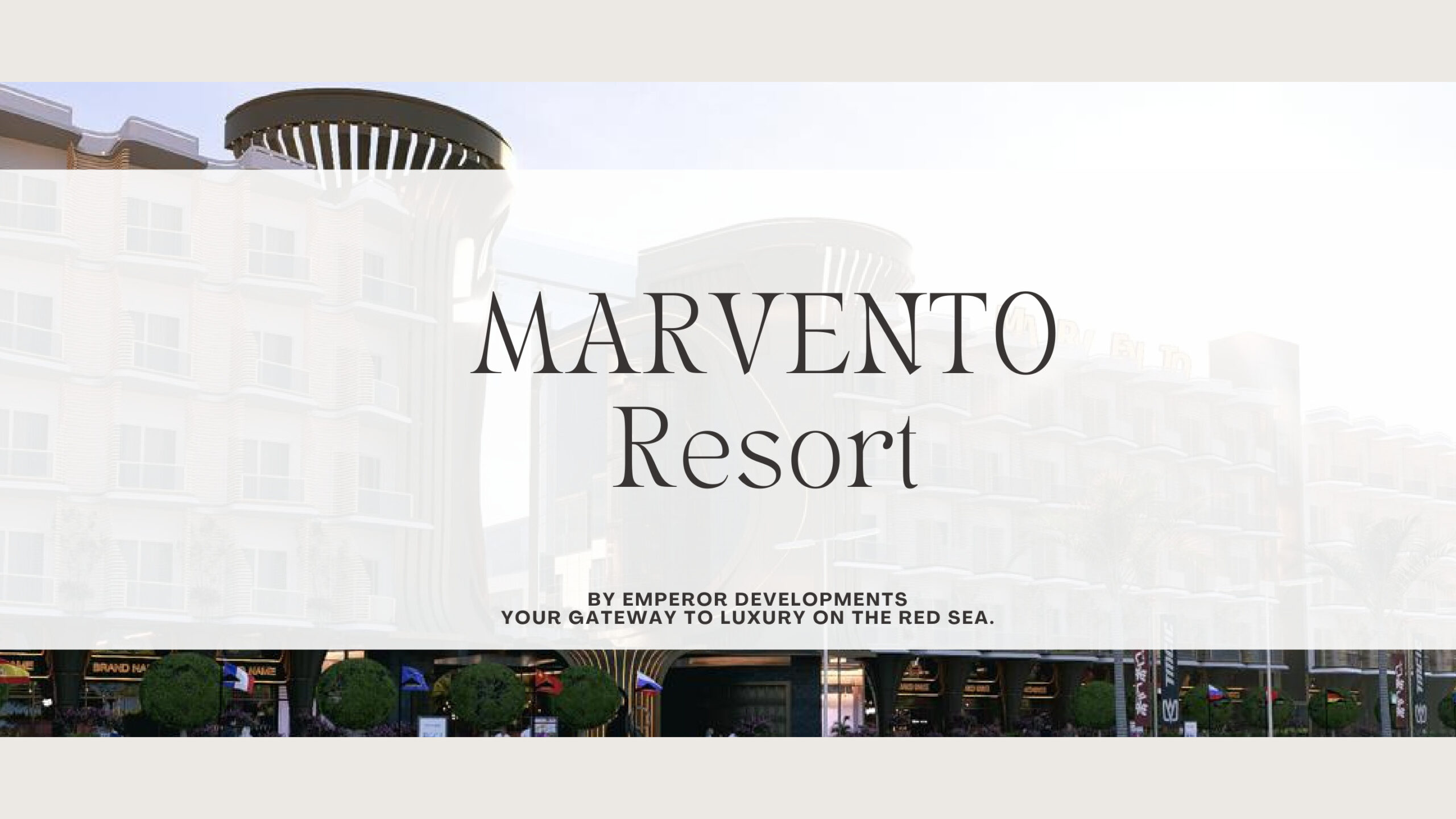 Marvento Beach Hurghada render 1