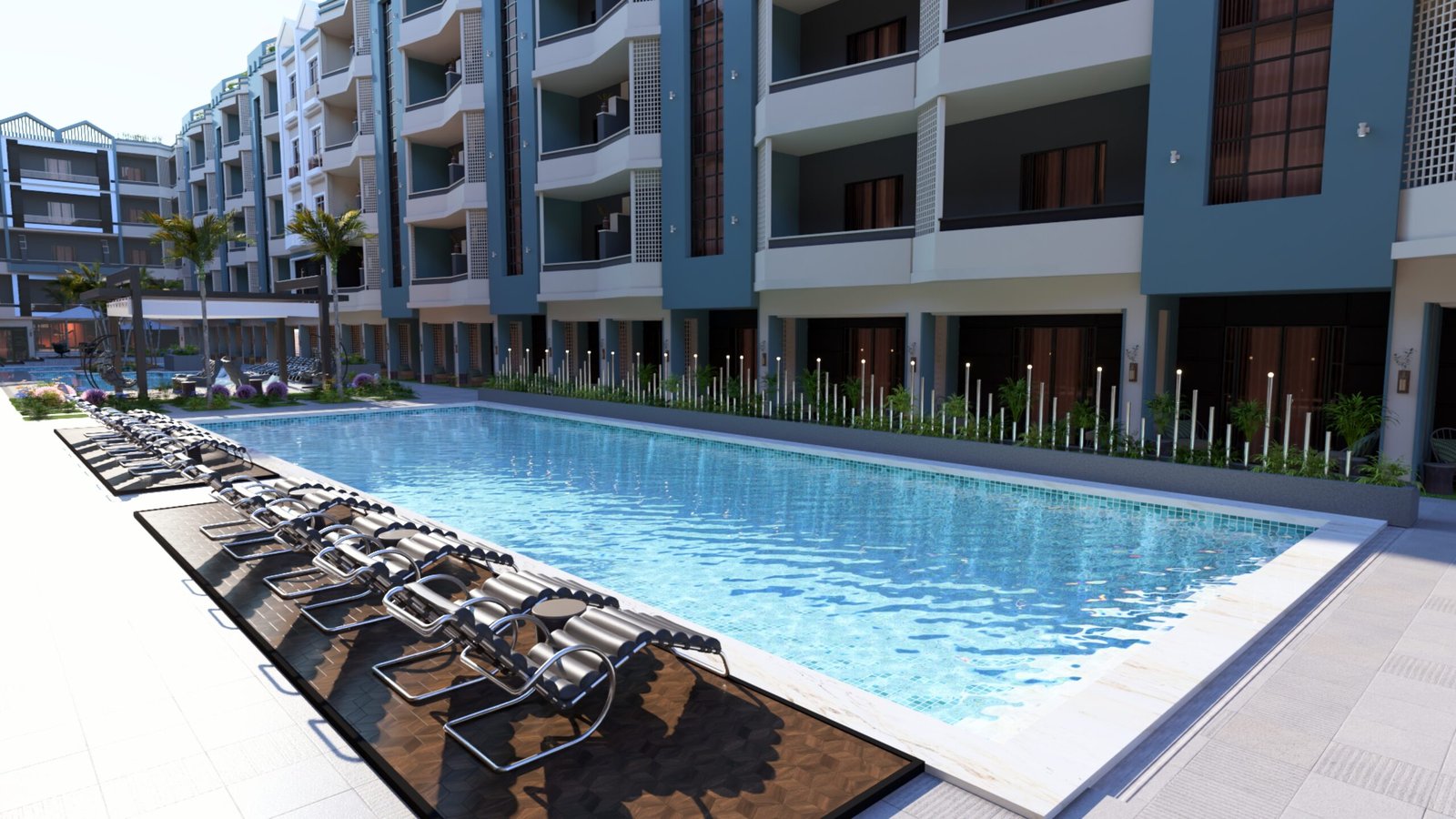One Bed B3-G15 Ground Pool  69m² — Hurghada Heights Resort