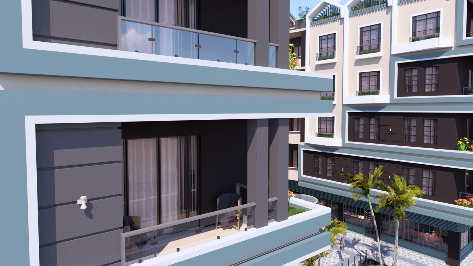 Two Bed B3-G13 Ground Pool 94m² — Hurghada Heights Resort