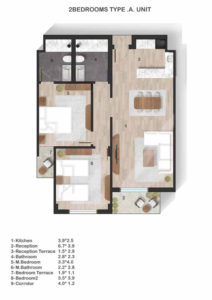 Marina Hills Sokhna — 112 SQM 2 Bedroom Sea-Front Apartment