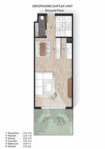 Marina Hills Sokhna — 118 SQM 2 Bedroom Sea-View Duplex