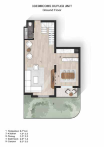Marina Hills Sokhna — 180 SQM 3 Bedroom Sea-Front Duplex