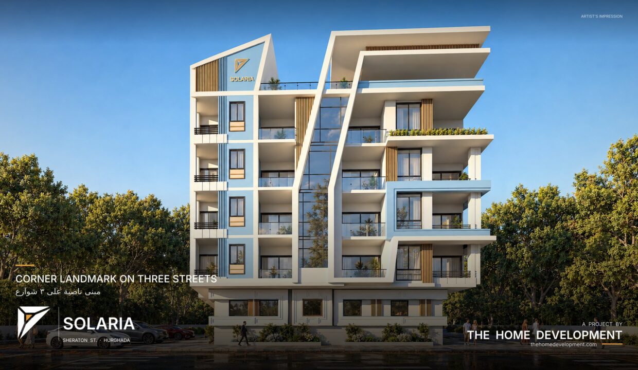 Solaria Hurghada exterior residences by The Home Development on Sheraton Street