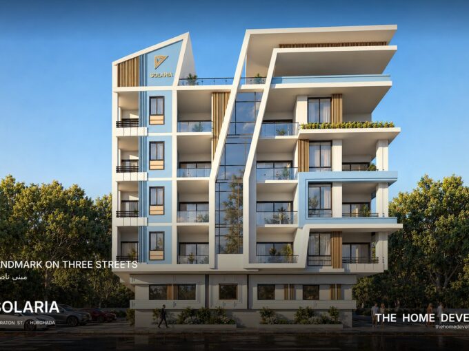 Solaria Hurghada — corner landmark on three streets