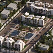 The Sahl Gate compound aerial view in Sahl Hasheesh, Hurghada